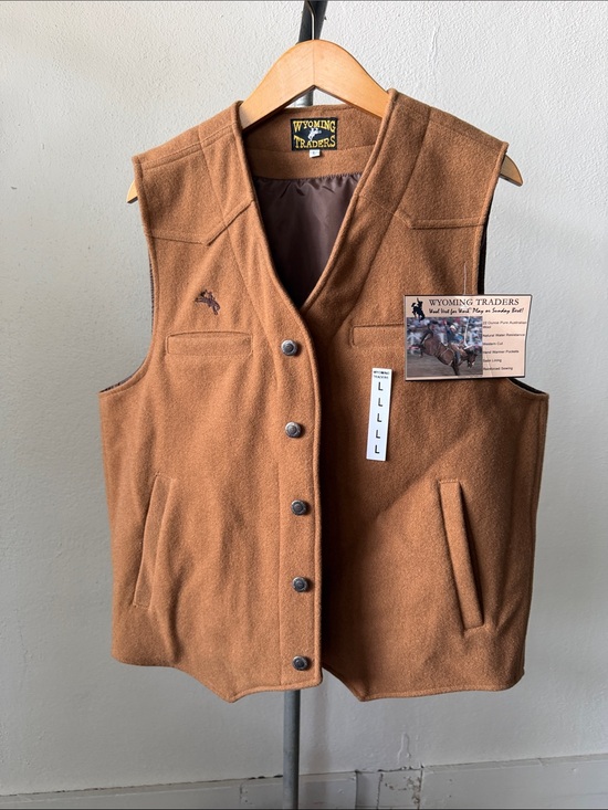 Wyoming Traders Other - NWT Wyoming Traders Wool Vest Size Large